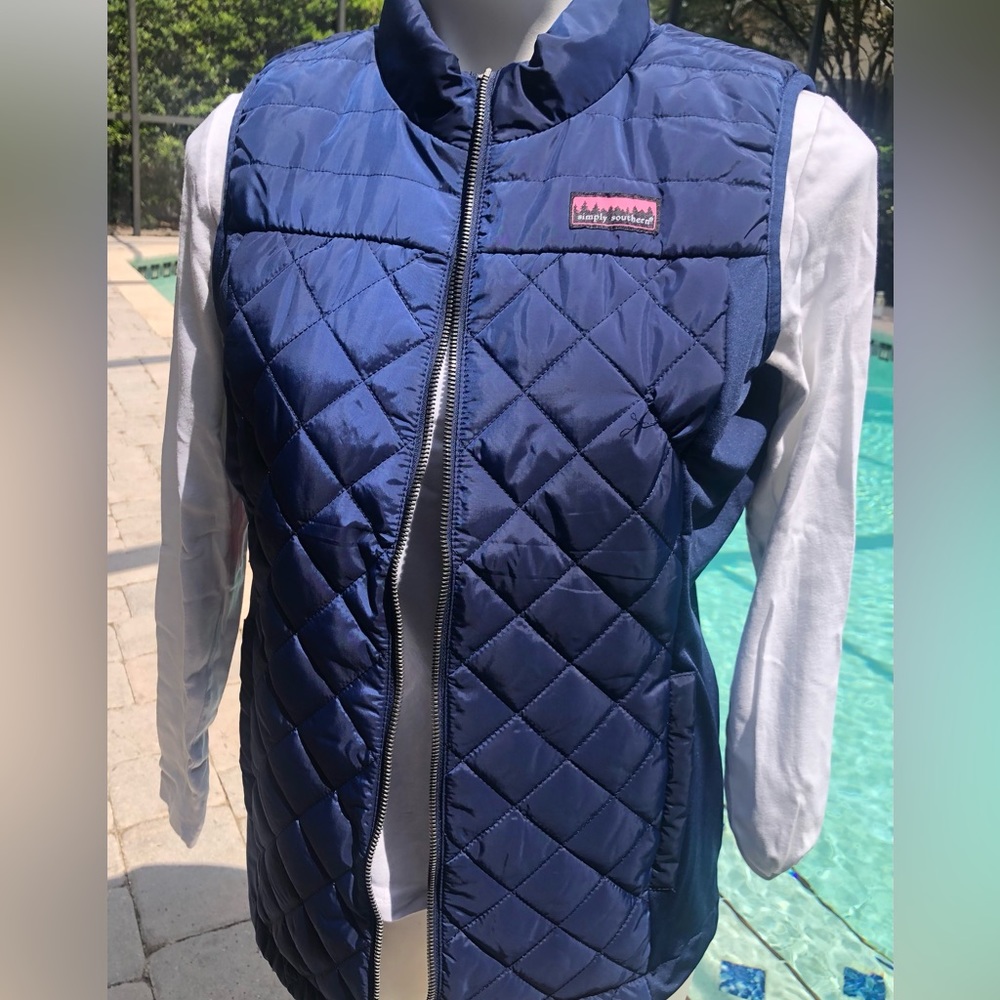 Brand New Simply Southern Azure Vest - Small